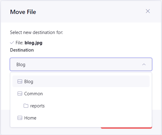 Move File Dialog