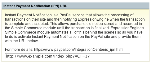 Simple Commerce Instant Payment Notification Simple Commerce Instant Payment Notification
