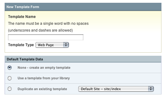 New Template New Template