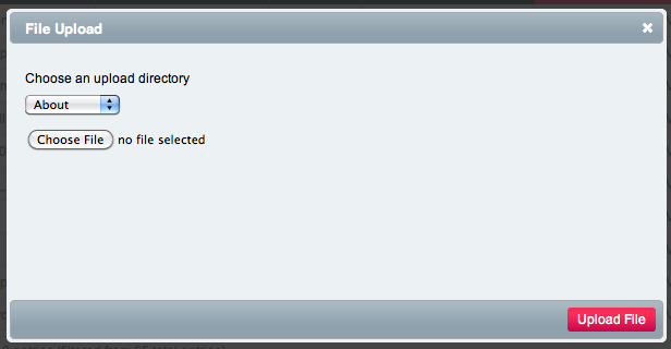 File Manager File Upload